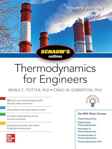 Schaums Outline of Thermodynamics for Engineers, Fourth Edition (SCHAUMS' ENGINEERING)