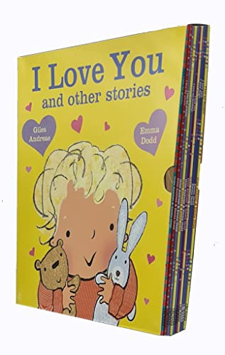 I love You And Other Stories 10 Books Collection Box Set By Giles Andreae & Emma Dodd(I love You, My Grandad, My Daddy, My Granny, My Mummy, Baby, My Birthday, My Dinosaur, Dogs & Cats)