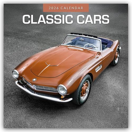 Classic Cars – Klassische Autos 2026 – 16-Monatskalender: Original Red Robin Publishing Ltd-Kalender [Mehrsprachig] [Kalender] (Wall-Kalender)