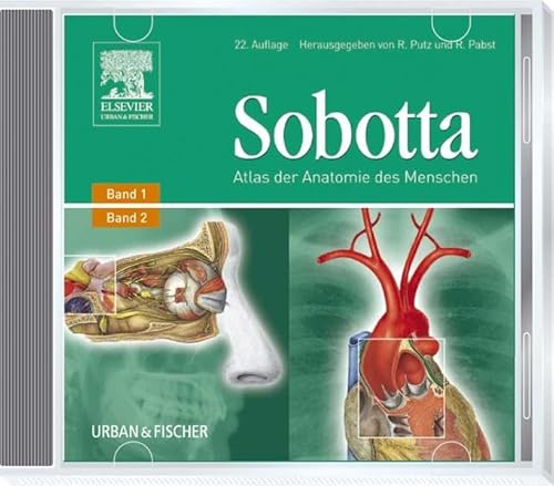 Sobotta, Atlas der Anatomie des Menschen - CD-ROM, Version 3.0: Kopf, Hals, obere Extremität; Rumpf, Eingeweide, untere Extremität. Für Windows 98 SE/ME/NT 4/2000/XP. Hrsg. v R. Putz und R. Pabst