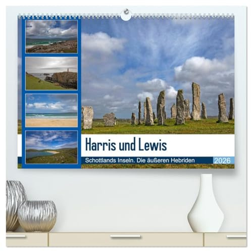 Harris und Lewis - Schottlands Inseln. Die äußeren Hebriden (hochwertiger Premium Wandkalender 2026 DIN A2 quer), Kunstdruck in Hochglanz: 12 ... der äußeren Hebriden-Inseln (CALVENDO Orte)