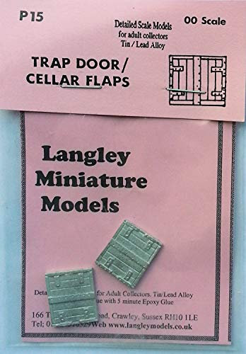 Langley Models 2 trap-door cellar entrance OO Scale UNPAINTED Building Part P15