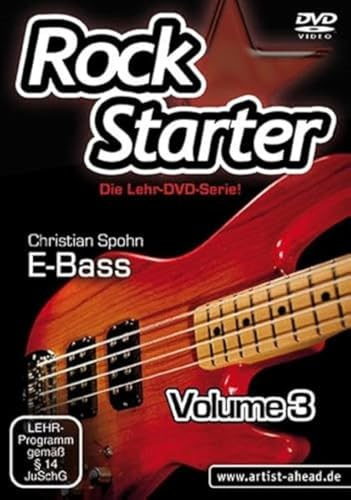 Rockstarter Vol. 3 - E-Bass: Die Lehr-DVD-Serie für Einsteiger! Bassschule. Unterricht für Anfänger. Training. School Of Rock. Einfach Bass lernen