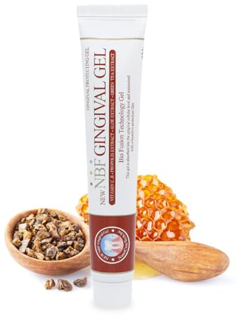 NBF Gingival Zahnfleischgel 30 g - Pflege von empfindlichem Zahnfleisch | mit Propolis & Vitamin-Nano-Emulsion - alkoholfrei, vegan - ideal bei Zahnspange, Implantaten und Zahnfleischreizung
