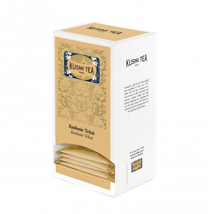 KUSMI Tea Paris - Kashmir Tchai - Nachfüllpackung mit 25 Teebeuteln für Geschenksets