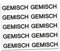 Finest Folia 10 x Aufkleber Kraftstoff Kennzeichnung Tankdeckel Auto Hinweis Brennstoffe AdBlue Benzin Gemisch Diesel Wasser Super (R022-06 Gemisch)