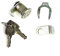 RENZ Hebelzylinder mit 2 Riegel. Universalzylinder, Hebelzylinder, Schrankschloss, Spindtürschloss, Türschloss, Schubladenschloss, Zylinderschloss, mit 2 Schlüssel/RENZ 448/EL