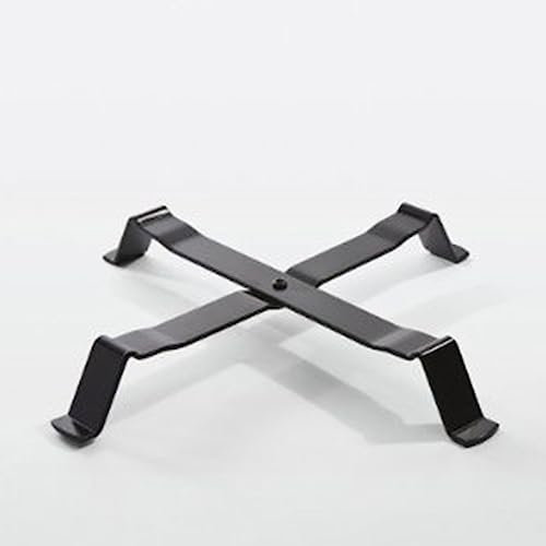 Duluth Forge DFTN-L Tischnest für große Holzkohle Kamado Keramik Ei-Modell, schwarz