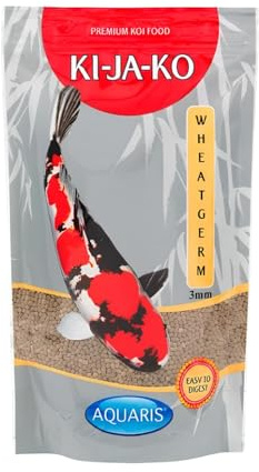 KI-JA-KO Wheatgerm spezielles Premiumfutter für Kois 10 kg / 3 mm - hoher Gehalt an Weizenkeimen, für die Fütterung im Frühling und im Herbst. Reich an Präbiotika und Probiotika