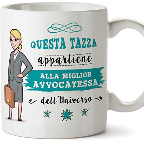 (Tasse auf Italienisch) avvocatesa original Tassen Kaffee und Frühstück Arbeiter und Fachkräfte zu geben - Dieser Becher gehört zu den besten avvocatesa Universum - Ceramic 350 ml