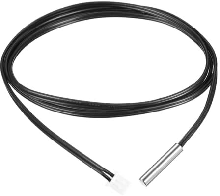 sourcing map Sonda de termistor NTC 20K de 19,7 pulgadas Sensor de Temperatura Temp de aire acondicionado