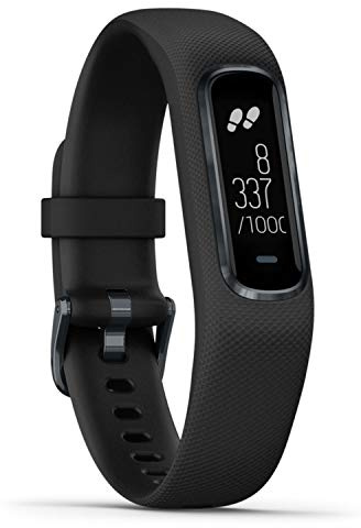 Garmin [ Renewed ] vivosmart 4, Smart Health and Fitness Activity Tracker, Slate, Large (Renewed)