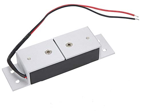 Snufeve6 Serratura Magnetica elettrica, Serratura Magnetica Mini Durevole 4,72 x 1,3 x 0,91 Pollici per Porta Piccola per Porta in Legno per cassetto per Armadio