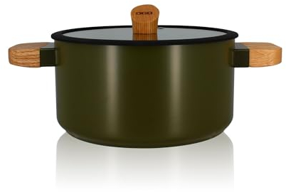 OGO LIVING - Faitout ECTOR 24cm en aluminium et revêtement céramique kaki - 7930296
