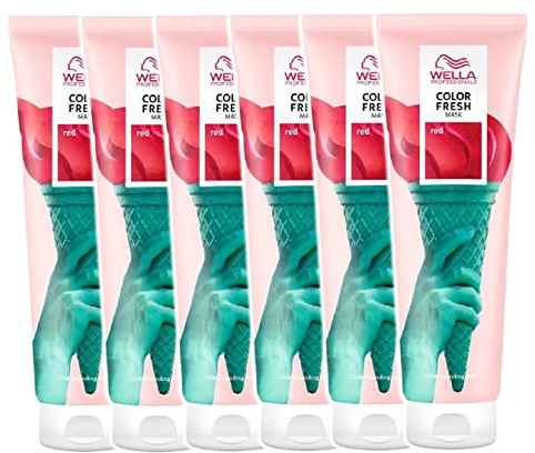6er Wella Professionals Color Fresh Mask Red 150 ml