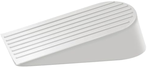 TOKPLNU Door Stops Wedge White Extra Large Rubber Door Stop,Heavy Duty Door Wedges Stopper,Non-Slip Door Stop for Any Type Floor & Door Indoor Outdoor Doorstops for Home Office