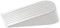 TOKPLNU Door Stops Wedge White Extra Large Rubber Door Stop,Heavy Duty Door Wedges Stopper,Non-Slip Door Stop for Any Type Floor & Door Indoor Outdoor Doorstops for Home Office