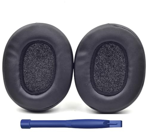 HATOFES Replacement Earpads Ear Pads Cushion Repair Parts for Skullcandy Crusher Wireless Crusher Evo Crusher ANC Hesh 3 Headphones Ear Cushions, Headset Earpads, Ear Cups, Black