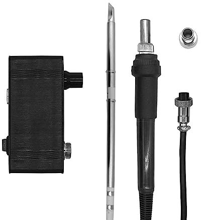 Sunydog Mini T12-942 Lötstation Kit OLED DIY Lötelektrowerkzeuge Schweißspitzen Temperaturregler mit K-Spitzen und Griff