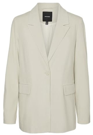 VERO MODA Damen Vmnora Ls Loose Corduroy Blazer, Birch, S