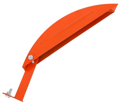 Schutzabdeckung für Tischkreissägen mit Einfacher Montage, Orange | Vielseitiger Schutz, Abschirmung, Robuste Eisen Ausführung, Passend für Sägeblätter und Holzbearbeitungs Tischkreissägen