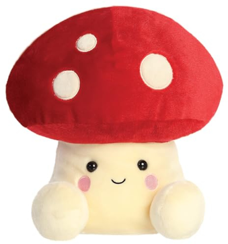 Aurora, 33978, Palm Pals Amanita Mushroom 13In, Soft Toy, Red & Beige