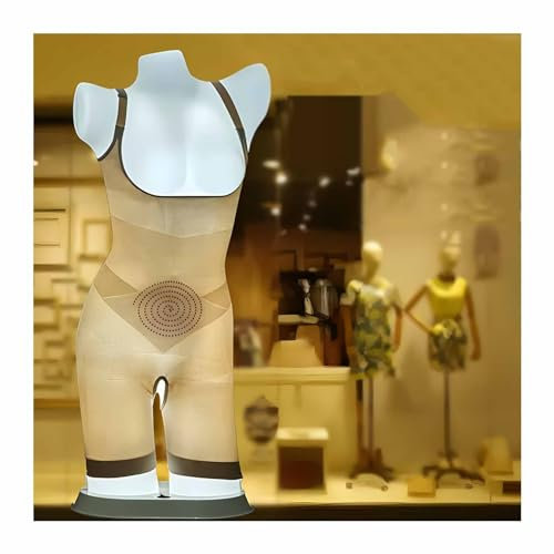 LXHELIVERY LED-Unterwäscheständer, Weibliche Schaufensterpuppe, Torso-Schneiderpuppe, Transparentes, Leuchtendes Unterwäsche-Ausstellungsmodell, Geeignete Bekleidungs- Und Dessous-Läden