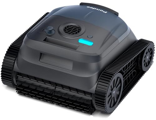 Pondee X5 Robot Piscine Fond et Parois, Ligne d'eau, Aspirateur Piscine sans Fil, Planification Intelligente, Autonomie de 180 Min, 4 Modes, Retour Intelligent, Idéal pour Piscines Enterrées 300 m²