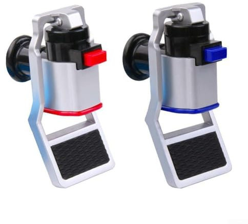 Paquete de 2 dispensadores de agua fría caliente con bloqueo de seguridad para niños y fácil conexión para enfriadores de agua estándar