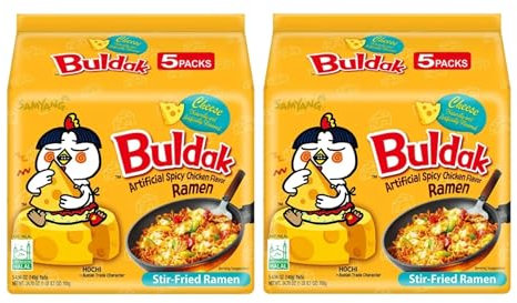SAMYANG Hot Spicy Chicken Ramen Buldak Cheese 2 x 5 Stück