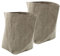 Kisangel D'épicerie en Papier Kraft pour Cache-Pot De Fleurs - Réutilisable - 15 X 15 Cm - Idéal pour Le Rangement des Plantes