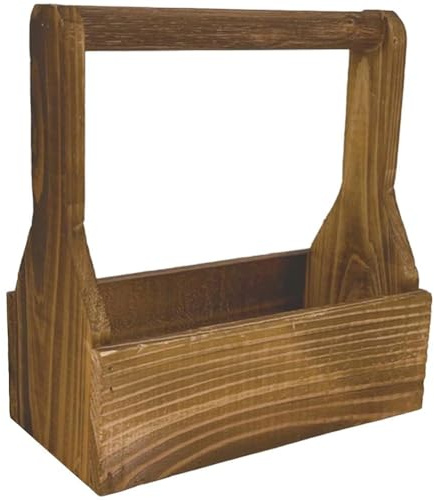 Ymxygz Vintage-gartentrog-pflanzgefäße Griff, Hölzerne Fensterbank-Box, Kräutertöpfe, Hof, Schreibtisch, Drinnen Und Draußen, Holz-pflanztöpfe