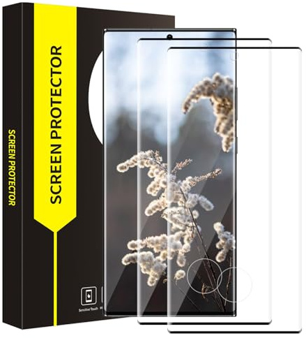 Bodyguard 2 Pack Verre Trempé pour Samsung Galaxy S23 Ultra 5G, Bord noirs incurvés 3D Vitre Protection, Tactile sensible, Dureté 9H Anti Rayures, Ultra Slim HD Sans Bulles S23 Ultra Protection Écran