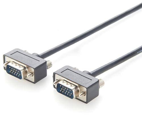 Plinkwirekb Ultra Slim SVGA Super VGA Monitorkabel, 2m, HD15 Stecker auf Stecker, für PC/Laptop an Monitor/Projektor/HDTV, Hochauflösend