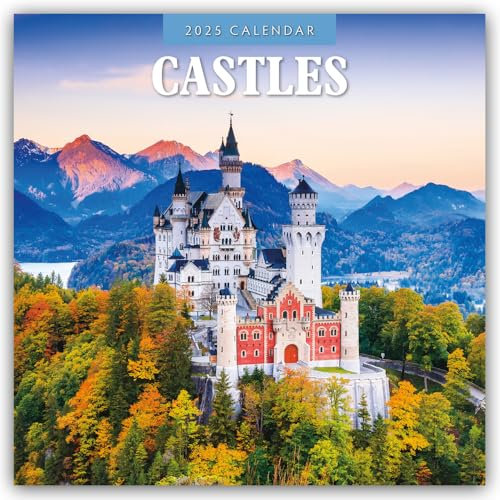 Castles – Burgen – Schlösser 2025 – 16-Monatskalender: Original Red Robin Publishing Ltd-Kalender [Mehrsprachig] [Kalender] (Wall-Kalender)