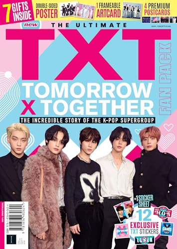 Ultimate TXT Fan Pack - perfect for any fan of the incredible K-Pop group TXT (Tomorrow X Together), featuring a poster, stickers, art card and postcards