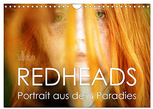 REDHEADS - Portrait aus dem Paradies (Wandkalender 2026 DIN A4 quer), CALVENDO Monatskalender: Stilvolle Portraits mit roten Haaren (CALVENDO Menschen)