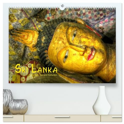 Sri Lanka - Tempel, Tee und Elefanten (hochwertiger Premium Wandkalender 2026 DIN A2 quer), Kunstdruck in Hochglanz: Hochwertiger Fotokalender mit ... dem exotischen Sri Lanka. (CALVENDO Natur)