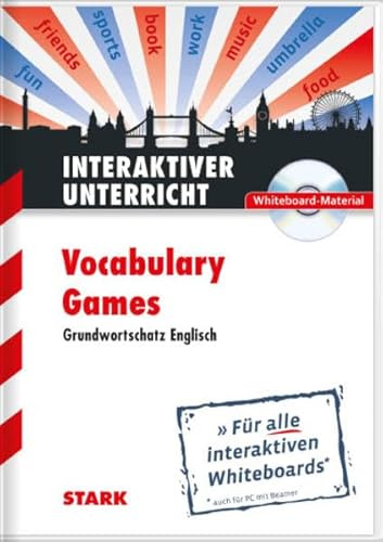 CD-ROM Whiteboard-Anwendung Englisch 'Vocabulary games': Für alle interaktiven Whiteboards (auch für PC mit Beamer): Whiteboard-Material - für alle interaktiven Whitboards