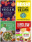 The Happy Pear Cocina vegana para todos [tapa dura], BOSH Cómo vivir vegano, vegetariano 5:2 Dieta rápida para principiantes, espiralizar y prosperar recetas a base de vegetales Juego de colección de