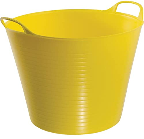 Gorilla Tubs GORTUB26 Muck Buckets and Builders Tubs, Yellow
