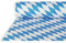 PAPSTAR 12543 Damasttischtuch Tischdecke Raute Oktoberfest, 10 x 1 m, bayrisch blau