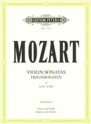 MOZART - Sonatas Completas 1º para Violin y Piano (Urtext) (Eisen)