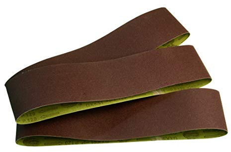 Scheppach Schleifband für Band & Tellerschleifer | Schleifbandset - 3 x Schleifband mit Körnung 180 | für BTS800 / BTS900 | Maße 914 x 100mm | Bandschleifer Zubehör 88000221