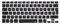 MiNGFi Protector de Teclado Silicona español para MacBook Pro 13 A1278 A1425 A1502 (2008–2017), Air 13 A1369 A1466 (2010–2017), Pro 15 A1398 A1286 (2008–2015), Pro 17 A1297 (2011) EU/ISO - Negro
