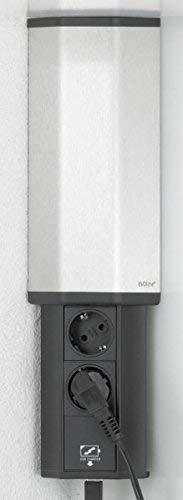 Küchensteckdose mit USB Ecksteckdose Unterbausteckdose versenkbar V-Port *543106
