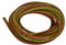 COSMETIC LEATHER PRODOTTI PROFESSIONALI PER LA CURA DELLA PELLE Cordones de Cuero para Zapatos, Botas, Boots 120cm, Cuero Y Amarillo, 2 Unidades