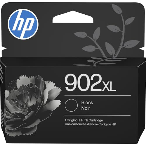 HP 902XL Black High-Yield Ink Cartridge Printers | Works with Printer Series: OfficeJet 6954, 6958, 6962, OfficeJet Pro 6968, 6975, 6978 | Eligible for Instant Ink | T6M14AN