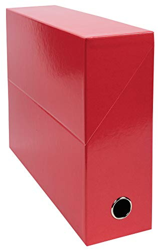 Exacompta Transfer Box Iderama Paper A4 Spine 90 mm Red