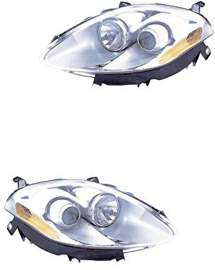 Scheinwerfer Set links & rechts Hauptscheinwerfer Frontscheinwerfer Halogen W5W mit Elektromotor für Model Bravo II 198 198_